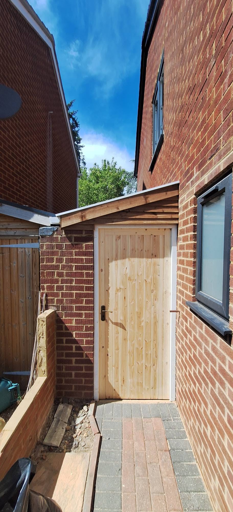 Brick outbuilding